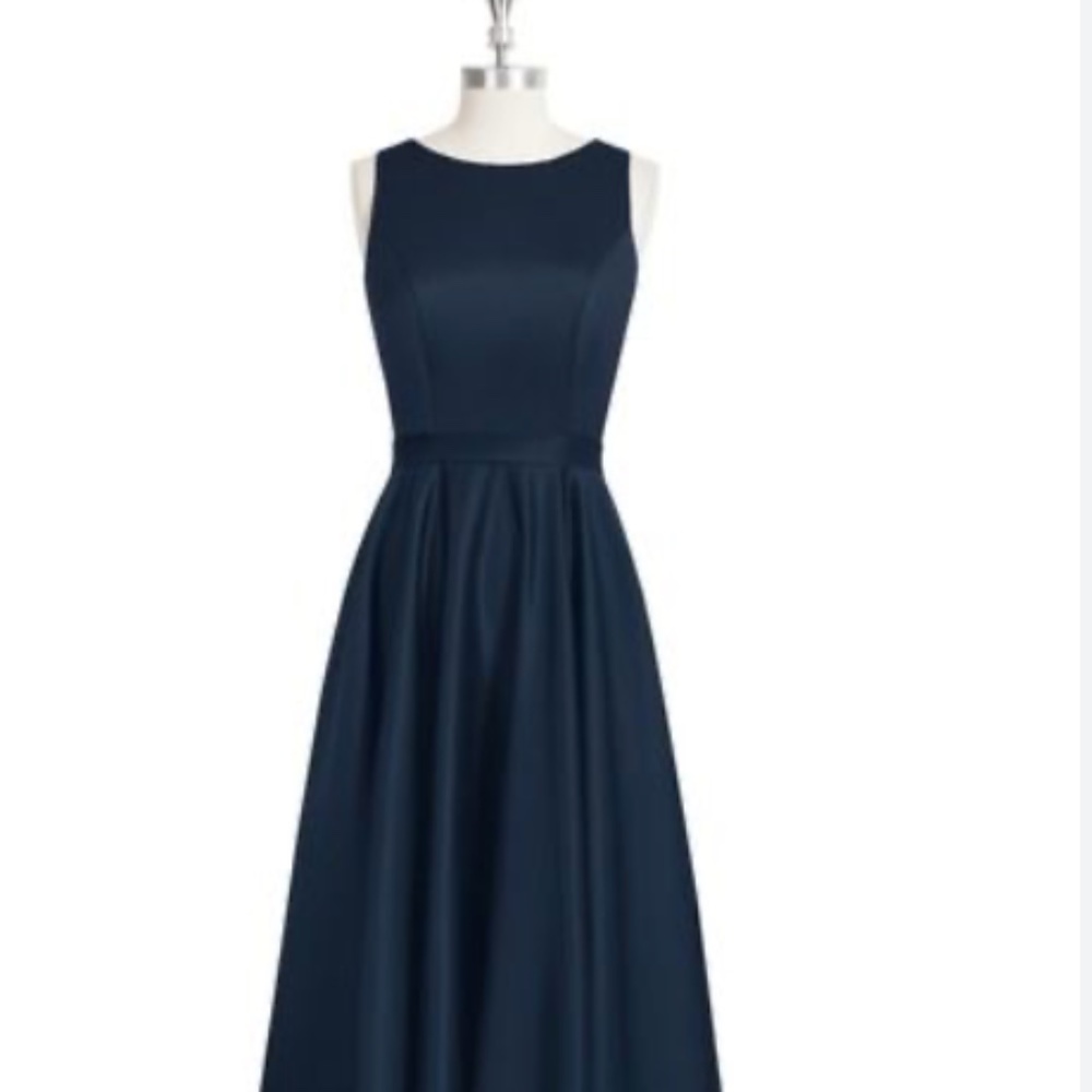 Azazie Navy Dress